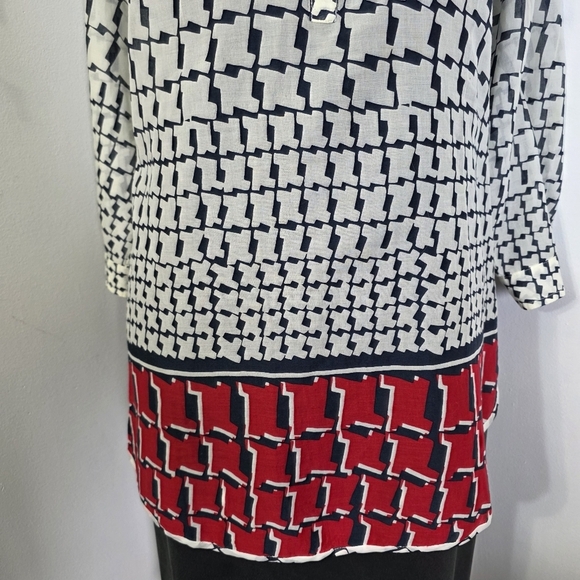 J Crew Lightweight Houndstooth Tunic top / Dress - Picture 4 of 10